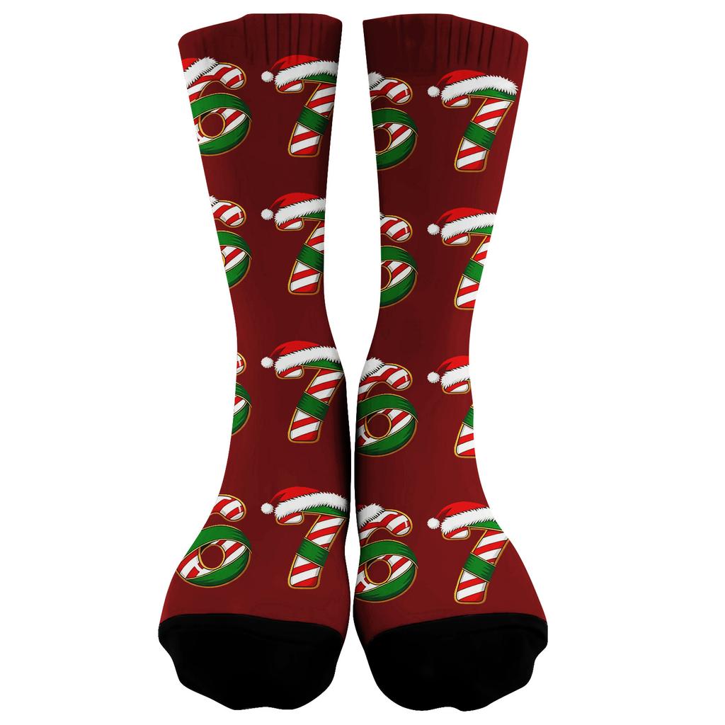 Cute And Playful Socks Mid-Calf Socks Long Socks Printed Socks