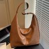 Осенняя трендовая сумка-тоут модная повседневная сумка большой вместимости для поездок на работу женская простая ретро сумка-подмышка