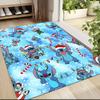 Christmas Stitch Lights Winter Carpet Rug Soft Washable Anti Slip Home Living Room Sofa Mats Personalized Christmas Rug
