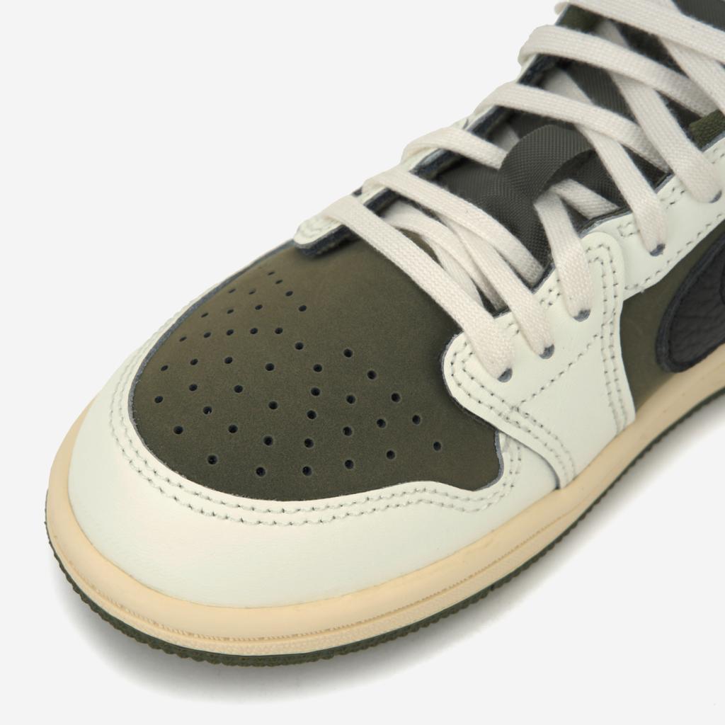 Кроссовки Travis Scott x Air Jordan 1 Retro Low OG SP PS Reverse Olive / Medium Olive Kids Green Black Sail DO5442-200
