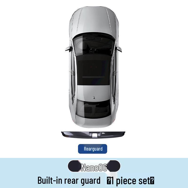 Nano 06 Threshold Strip: Welcome Pedal, Trunk Guard, and Tail Door Protection Trim