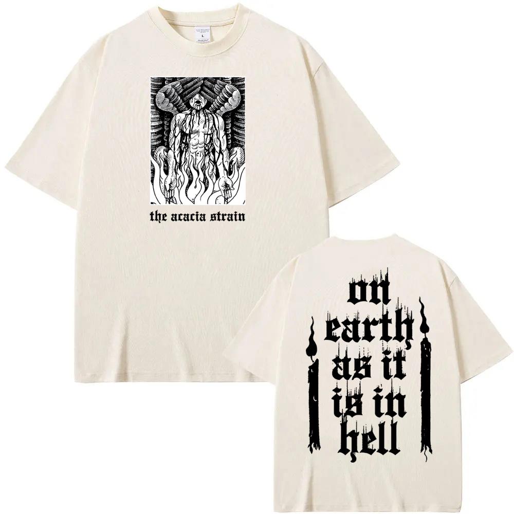 The Acacia Strain Summer NewT Shirt Short Sleeve Singers same styleTeeshirt Graphic Printing OneckTshirt Unisex Retro Clothes