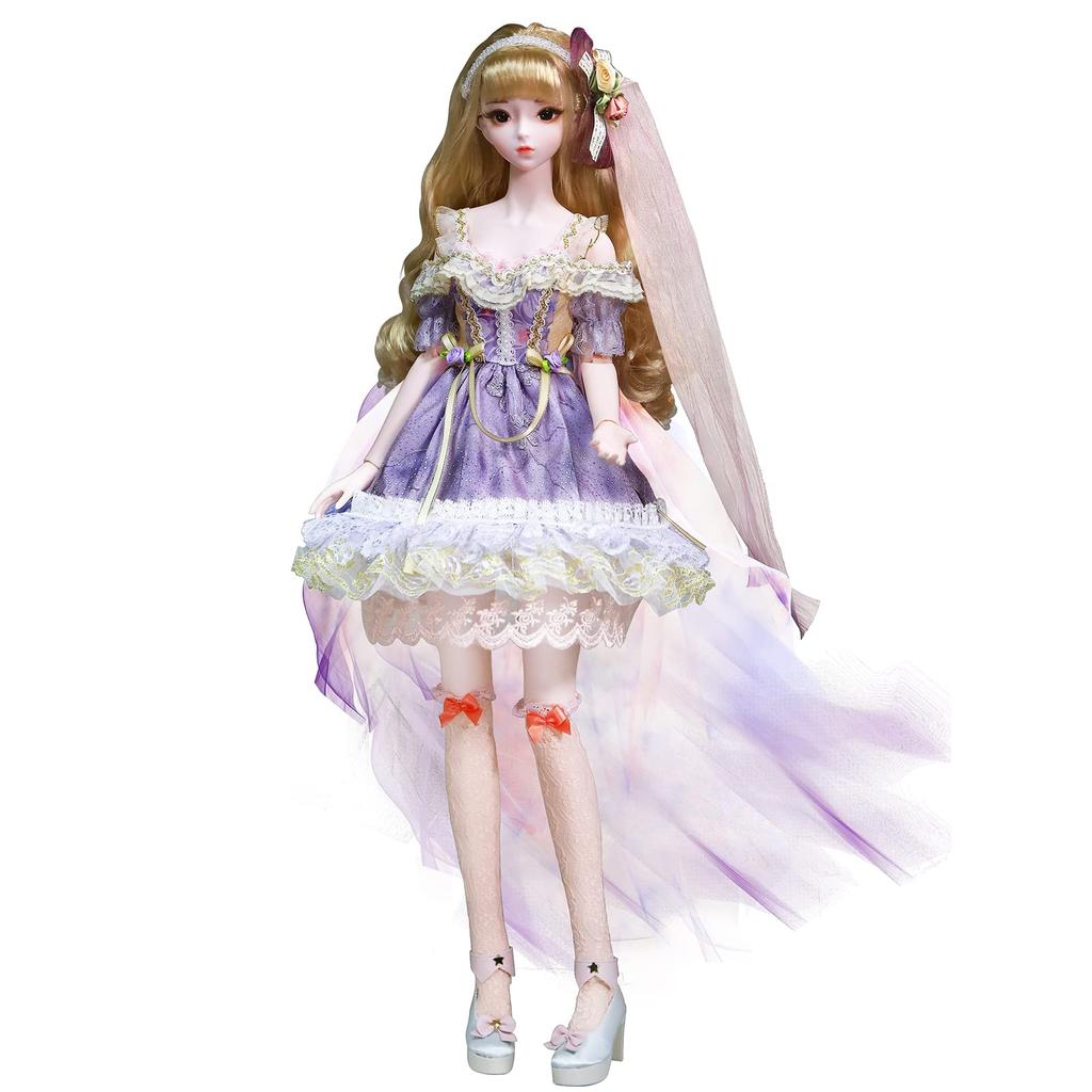 ICY Fortune Days Масштабная кукла BJD Fashion Style Series 34 подвижных механических сустава, игрушки для тела и подарки для взрослых и детей в возрасте от 1/3 до 6+ (Анна)