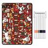 Creative Learning Supplies for Arts Christmas DIY Coloring Blanket Kids Adults, Color Your Own Throw Blanket, 39.4" x Holiday Party Activities Groups