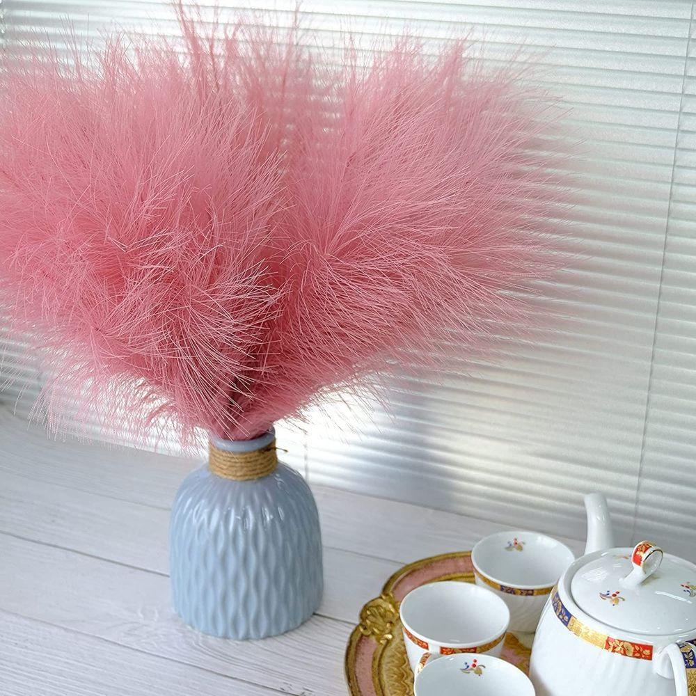 Фон Ваза Украшения Дом Сад Тростниковые Цветы Имитация Цветка Пампасная Трава Искусственное Растение