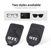 T322026 Hot VOLKSWAGEN Car Sun Visor Glasses Clip Card Ticket Holder For Volkswagen GTI Tiguan Passat Polo Magotan ID.3 T5 Phaeton