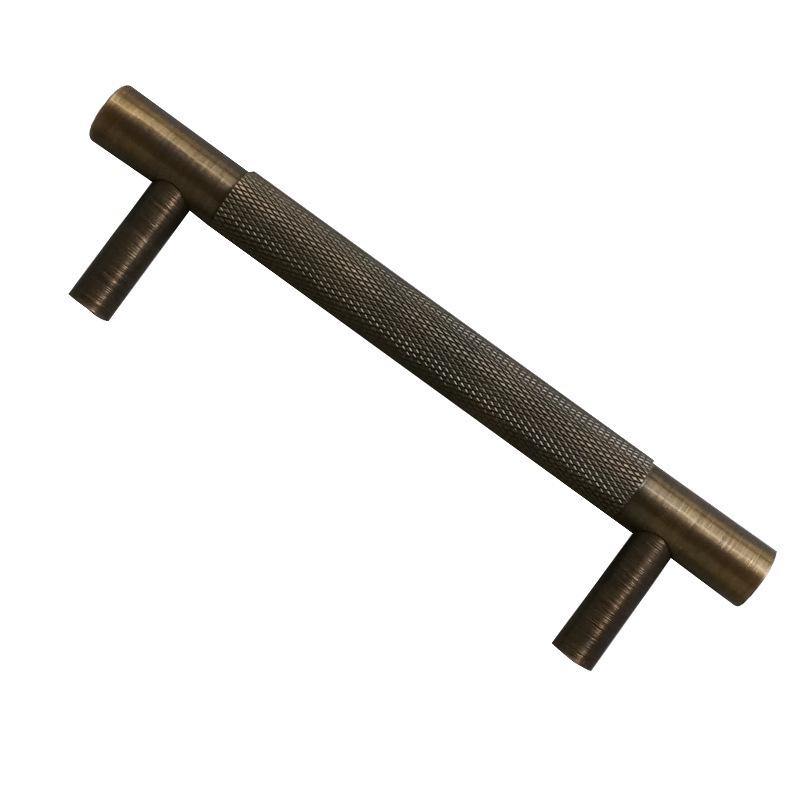 Nordic Modern Brass Knurled Handle for Drawers, Wardrobe, and Cabinets