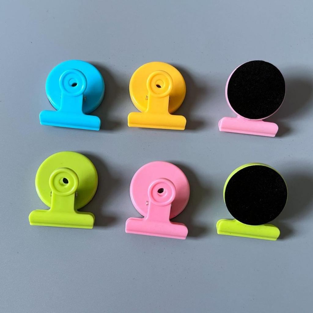 2022 Magnetic Plastic Clips - Round, Colorful & Strong for Refrigerators