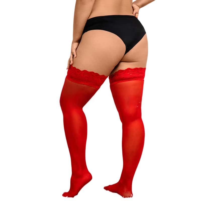 Women Stockings 2026 New Plus Size Women's Thigh High Sheer