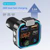 5-1PCS Bluetooth-Compatible 5.0 FM Transmitter 3 Ports Charging MP3 Player Receiver Type-C PD 30W QC3.0 Fast Charger for Car