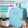 1000W 2L Portable Steam Sauna Home Sauna Generator Slimming Household Sauna Box Ease Insomnia Sauna Steamer With Remote