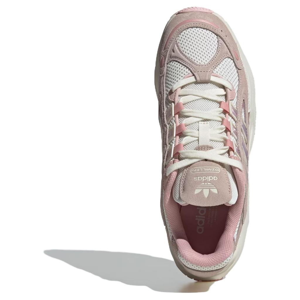 adidas Originals Ozmillen Ретро Классические Нескользящие Прочные Низкие Повседневные Кроссовки Унисекс Повседневная Обувь Розовый Белый IH3376