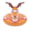 Inflatable Ski Circle PVC Round Wear Resistant Multifunctional Christmas Theme Snow Sled