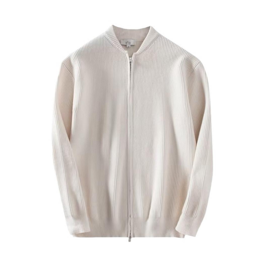 Новые осенне-зимние свитера, вязаные куртки, мужские кардиганы, теплые и облегающие бизнес-свитера однотонной расцветки