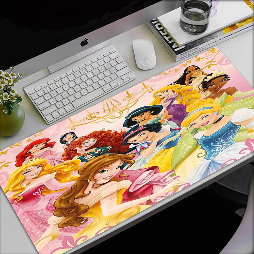 Princess Theme Mouse Pad, Non Slip Rubber Base, Multifunctional Office & Home Decor, Perfect for Workspace Personalization.