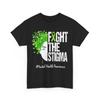 Fight The Stigma Shirt, Mental Health Awareness Women Men Green Ribbon T-shirt