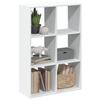 VidaXL Room Divider Shelf White 69.5x29x103.5 Cm, Shelf, Bookcase, Storage Shelf, Bookcase, 858012