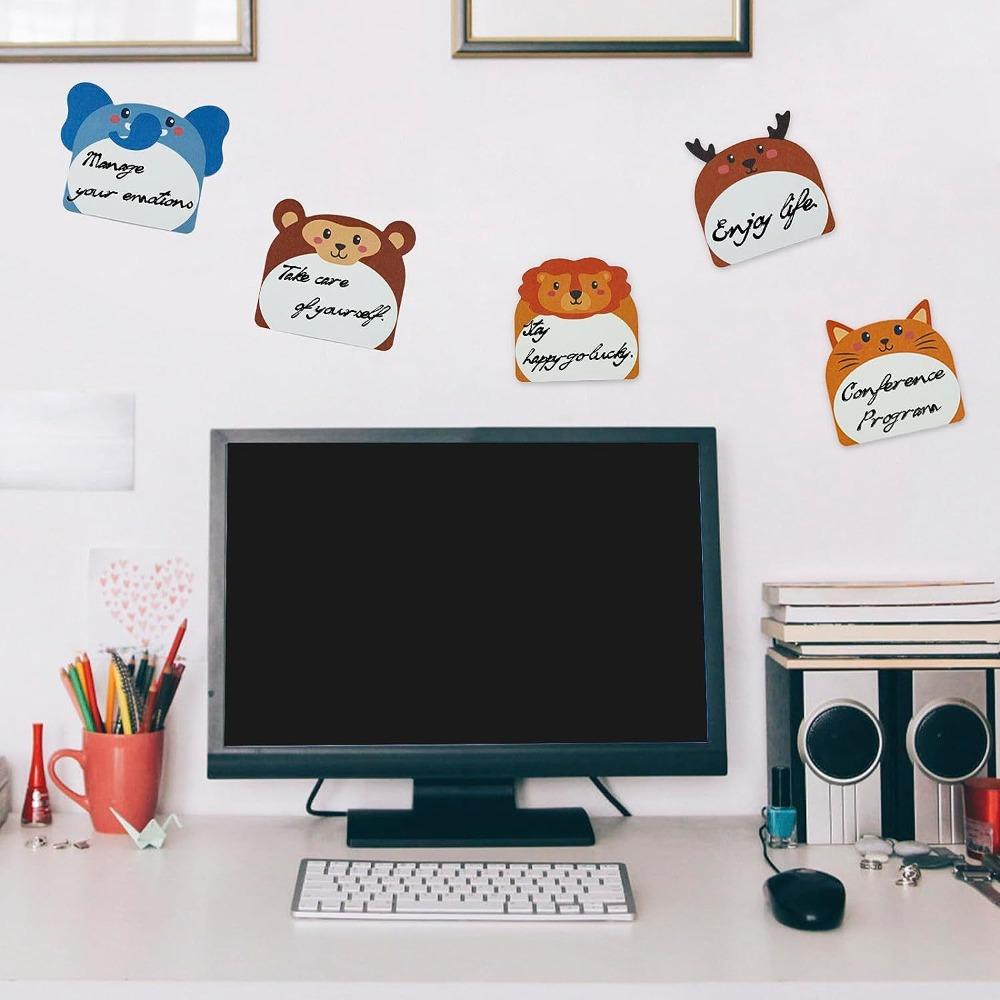 12 шт. липкие записки с изображением кота и кошки, креативные бумажные блокноты с надписью «Собака», блокноты для записей в офисе