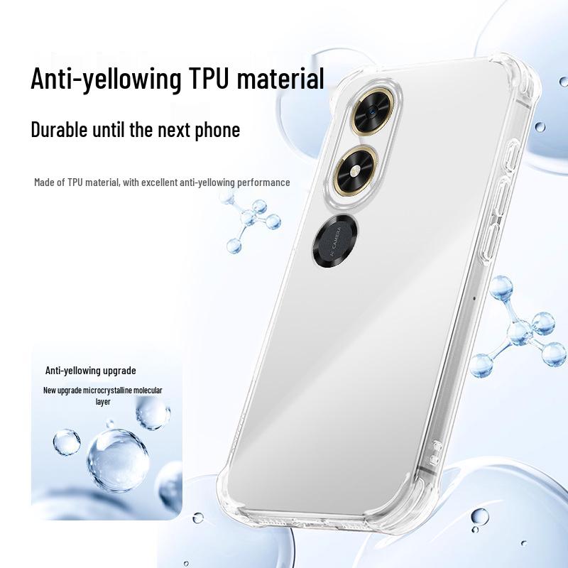 Прозрачный TPU Чехол-бампер с Airbag для Honor Play 9T/9C - Ударопрочный и Элегантный