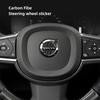 Car Steering Wheel Stickers Carbon Fiber Sticker Accessories For Volvo Xc60 Xc90 V40 V60 S60 V50 V90 S80 C40 XC40 V70 Rdesign
