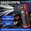 High Speed Brushless Handheld Turbo Jet Fan 9 Gears Speed Adjustable 2025 Powerful Air Blower 600000RPM Cleaning Blower Tools Violent Fan