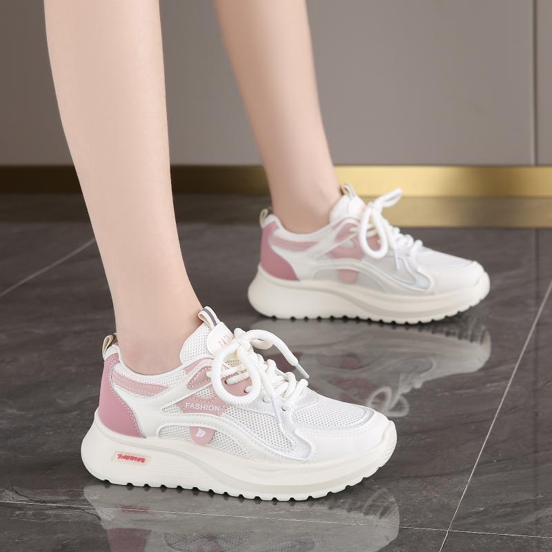 CRLAYDK Модные женские кроссовки на платформе, массивные, для ходьбы, на шнуровке, из сетки, удобные, папины кроссовки, для тренировок, спорта, шопинга, повседневные, теннисные