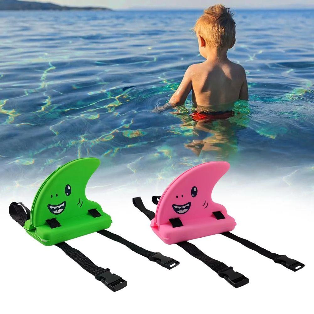 Adjustable Belt Swimm Floating Board Fin-Shaped Childrens Back Float Shark Fin Float  Pools Lakes