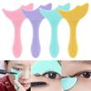 Silicone Eyeliner Stencils Eyeshadow Pad Women Makeup Eyeshadow Applicator Mascara Baffle Easy Eye Makeup Tools