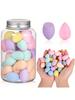 Мини-спонж-блендер для макияжа, 40 шт., спонж Beauty Blender для тонального крема, пудры, консилера и теней для век, под глазами, выделения