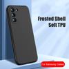 Черный Чехол Для Телефона Для Samsung Galaxy S23 S24 S25 Ultra S22 Plus S21 Fe A06 A16 A26 A36 A56 A07 A17 Мягкая Задняя Крышка Чехол