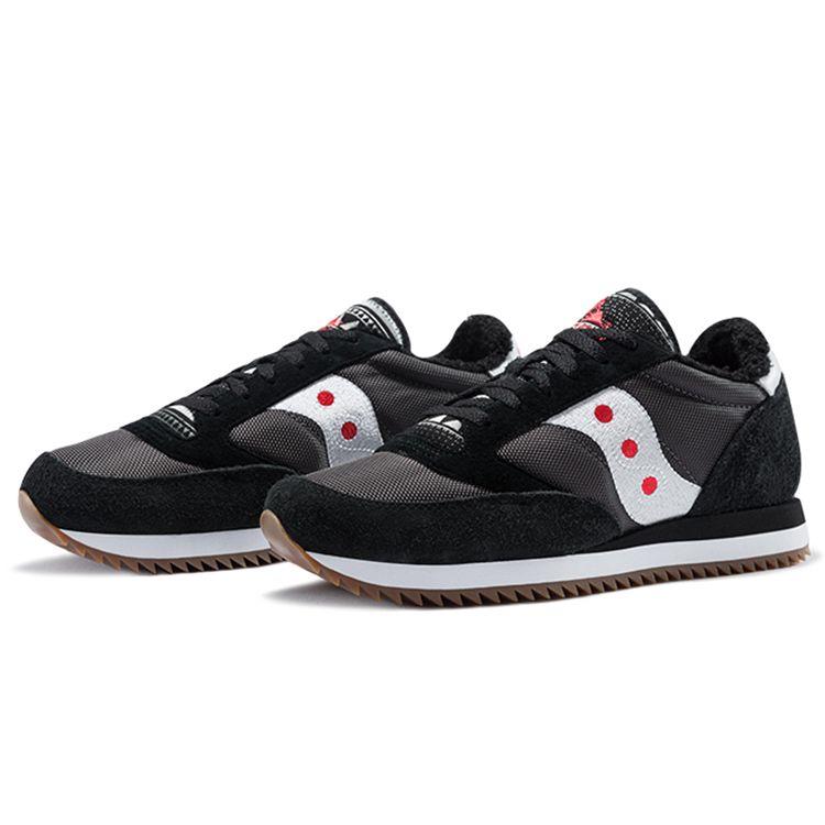 SAUCONY Jazz Original Vintage Low Top Retro Running Shoes Men Sneakers Black White Red S70511-1