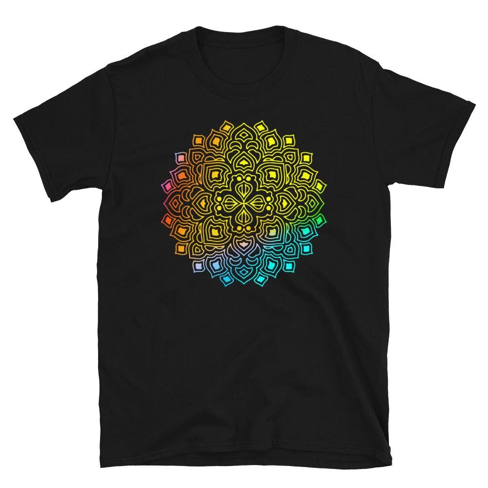 Mandala Peaceful Rainbow T-Shirt