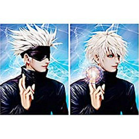 3D Градиентный Стереоскопический Аниме Постер Jujutsu Kaisen [Включает Версию One Piece]