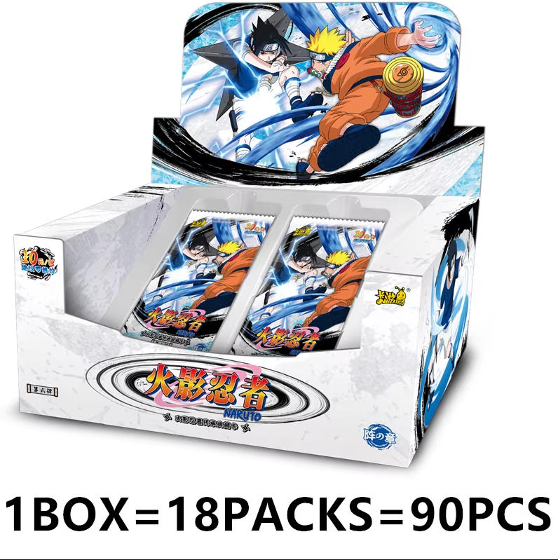 Genuine Naruto Card English Version Chapter of The Formation Uchiha Itachi Gaara Kakashi Anime Collectible Card Toy Gift
