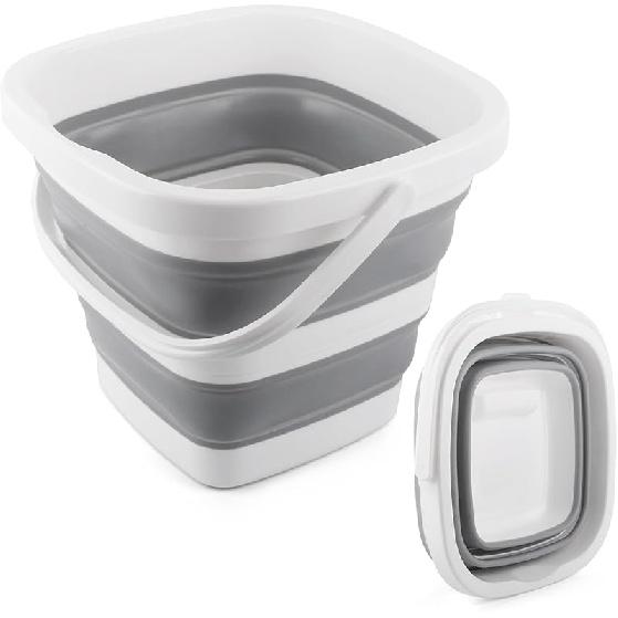 Car Wash Bucket 5L, Collapsible Bucket For Cleaning Supplies, Folding Mop Buckets Water Storage Containers For Camping Gardening Finishing Beach