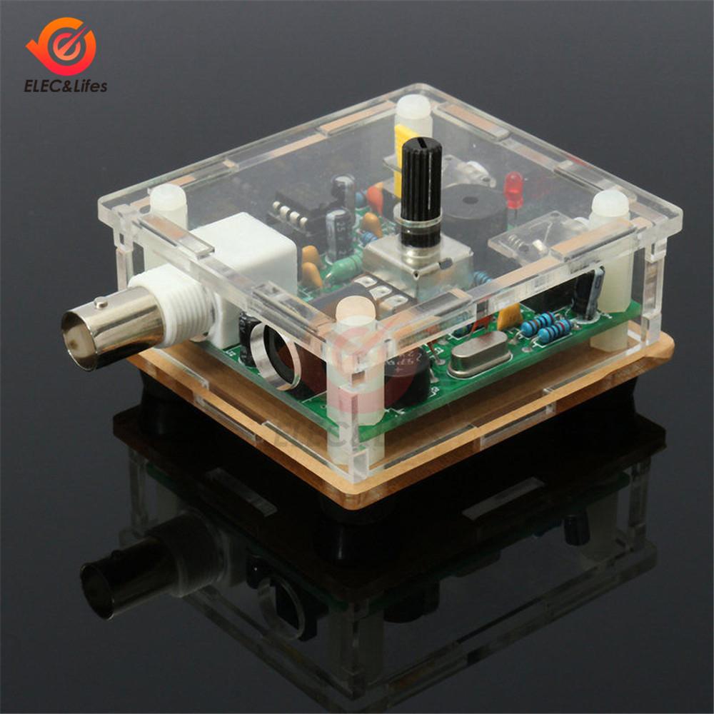 DC 9-11.8V S-PIXIE CW QRP Shortwave Radio Transceiver 7.111Mhz+ Acrylic Case DIY kit for Ham Radio Audio