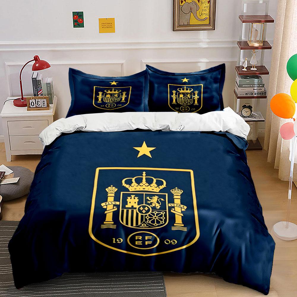 Golden crest, crown, star. Bedding sets Duvet cover sets Duvet covers Pillowcases(1* Duvet Cover 2* Pillowcases without duvet insert)