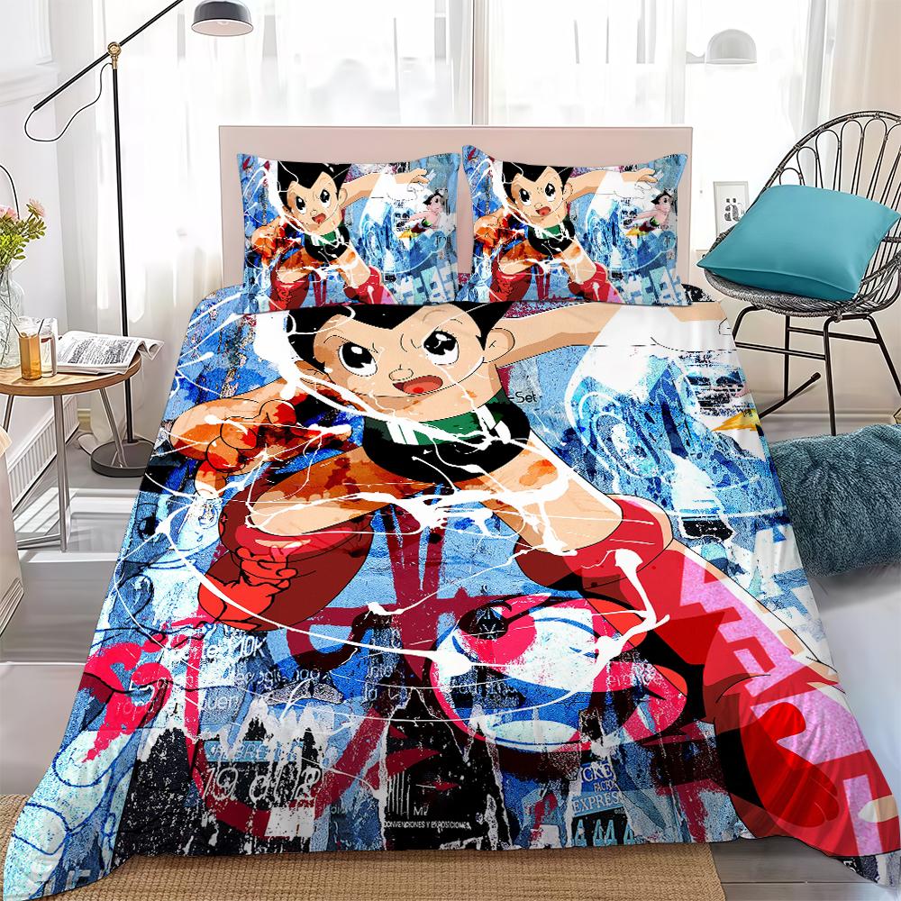 Comic Astros B-Boy Cool Duvet Cover Set Soft Wash Bed 3 Piece Summer Comfortable Student Dormitory Home Baby Bedding Best seller