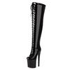 Over the Knee High Boots Women Sexy Thin Heels Party Dance Club Nightclub Shoes Ladies Luxury Gold Red Thigh High Boot Big Size