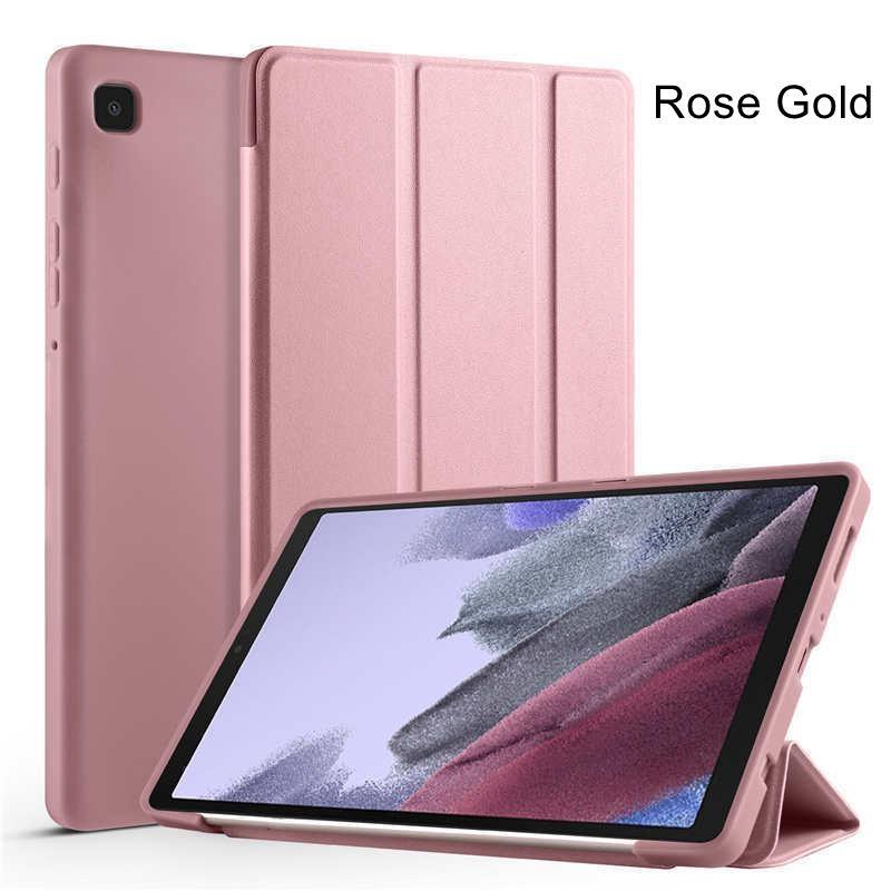 Раскладной тройной чехол из искусственной кожи для планшета для Samsung Galaxy Tab A8 10,5 A7 Lite S8 S7, защитный чехол, смарт-подставка, чехлы