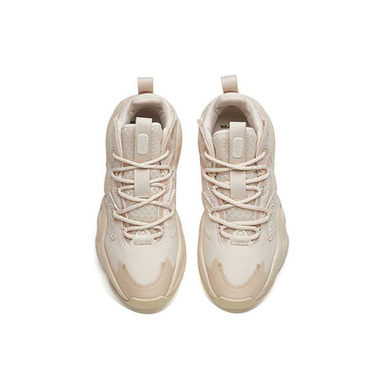 Anta Кроссовки Lifestyle Series с амортизацией, нескользящие, средней высоты, для пап, женские, грязно-серые 122148080-2