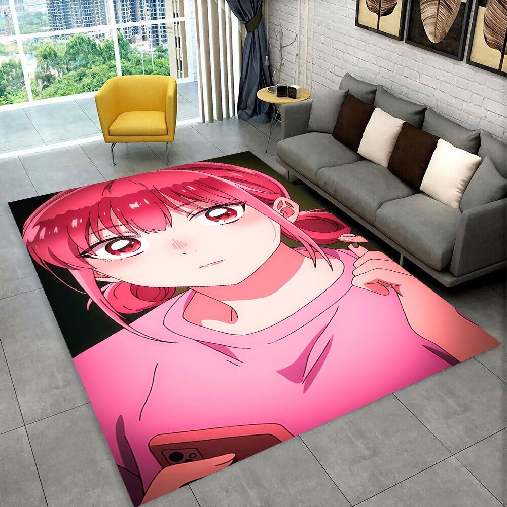 3D Cartoon Blue Box Ao No Hako Love Anime Hina Carpet Rug for Home Living Room Bedroom Sofa Doormat Decor,kid Non-slip Floor Mat