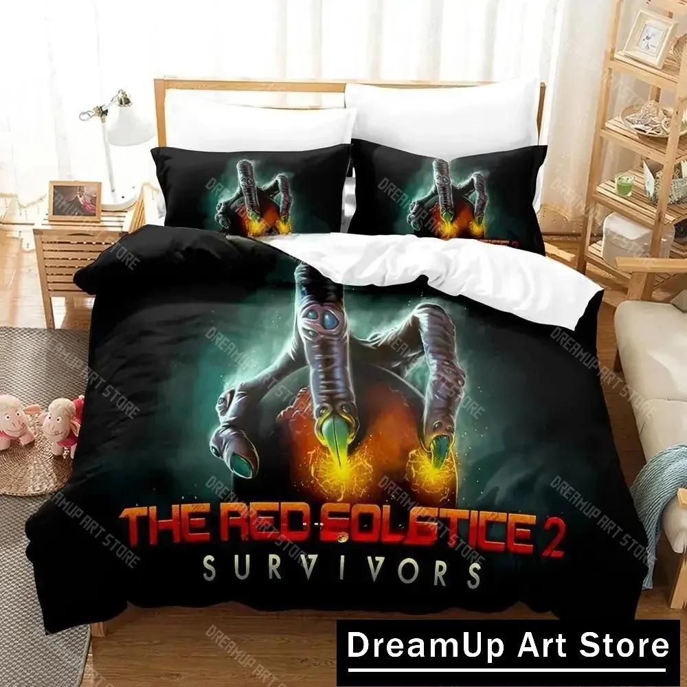 Игровой постельный комплект Red Solstice 2 Односпальный Полуторный Полный Евро Евро-макси Размер Постельное белье Взрослый Детская спальня Комплекты с пододеяльником Комплекты с простыней Аниме