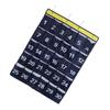 30 Pockets Wall Hanging Storage Bag Phone Holder Hanging Organizer with Numbers Navy Blue