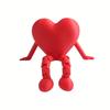 Романтическое красное сердце, 3D-печатная фигурка любви, подарок на День святого Валентина для пар, годовщину, день рождения, домашний декор, статуэтка