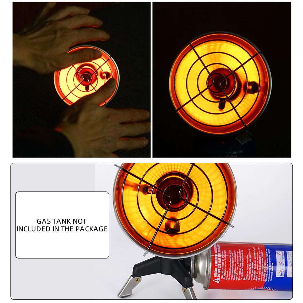 Мини-газовый обогреватель для кемпинга, быстрый нагрев, портативный обогреватель для палатки с сумкой для хранения