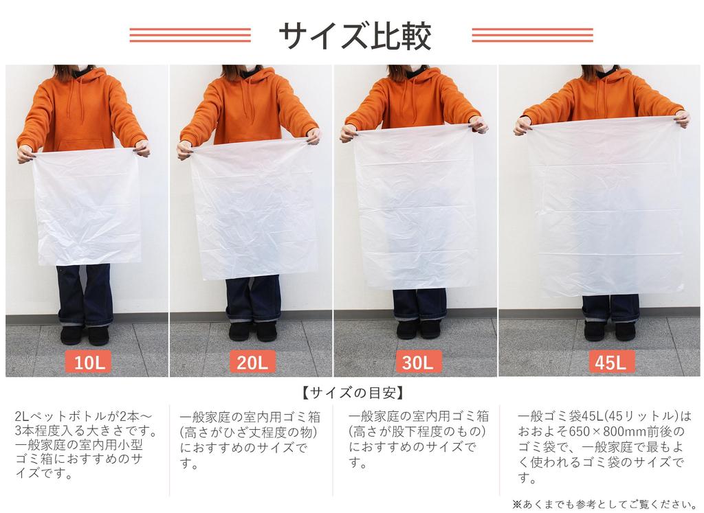 Пластиковый пакет для мусора Three Cube Good Living, 20 шт. x 80 шт., продукт, (Продано Дело), Прозрачный, 20 л, набор, GO23-80