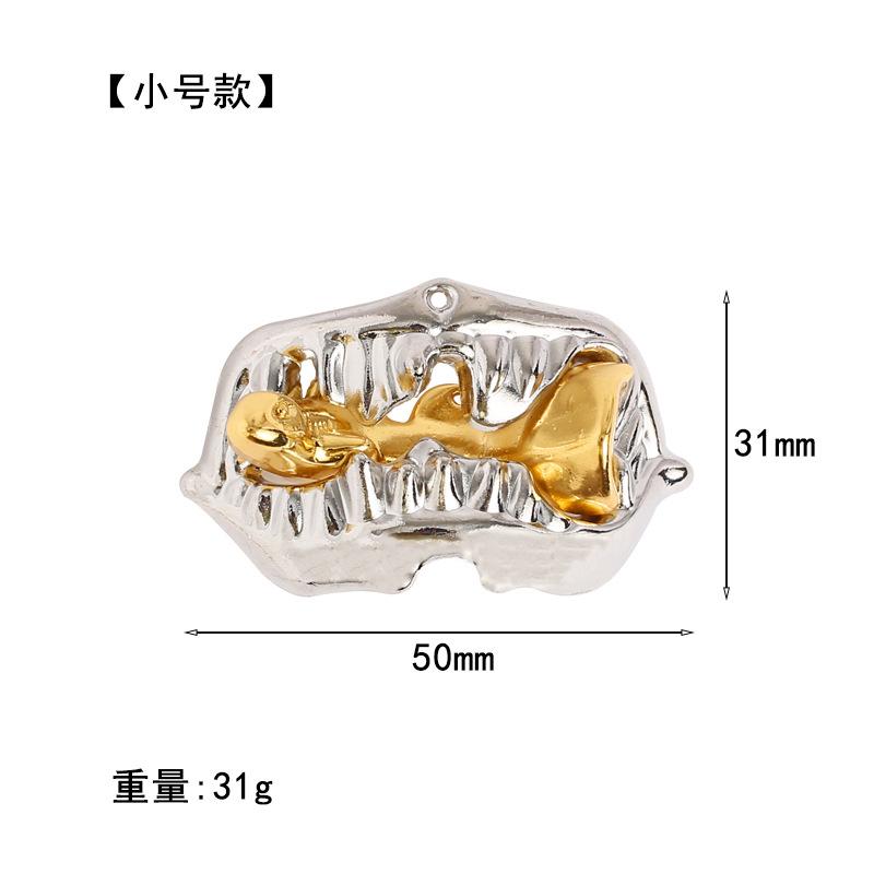 Puzzle Zinc Alloy Intelligence Unlocking Ring Unlocking Set, Nine-Link Educational Toy, Kong Ming Luban Lock Mechanism Box