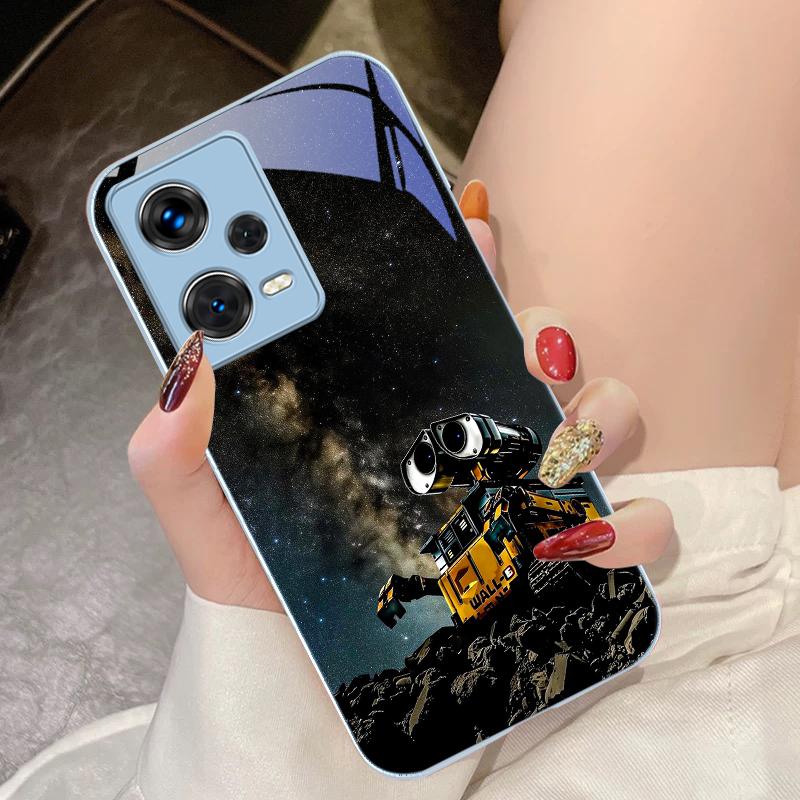 Red Moon Explorer Для Xiaomi 14 Ultra 13 Lite Redmi Note 13 11 Pro 12 Plus Poco X6 3 Pro F4 6 GT Закаленный Чехол для Телефона