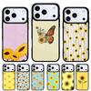Красивый желтый чехол-подсолнух для iPhone 17 16 15 14 13 Pro Max Задняя крышка для 12 11 Pro Coque